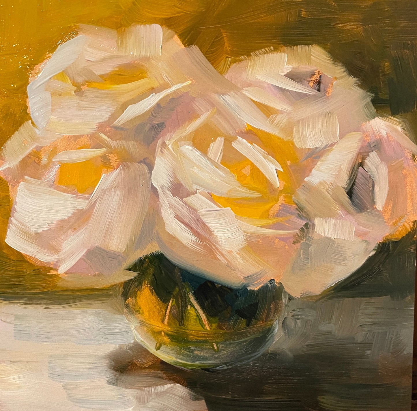White and Yellow Roses